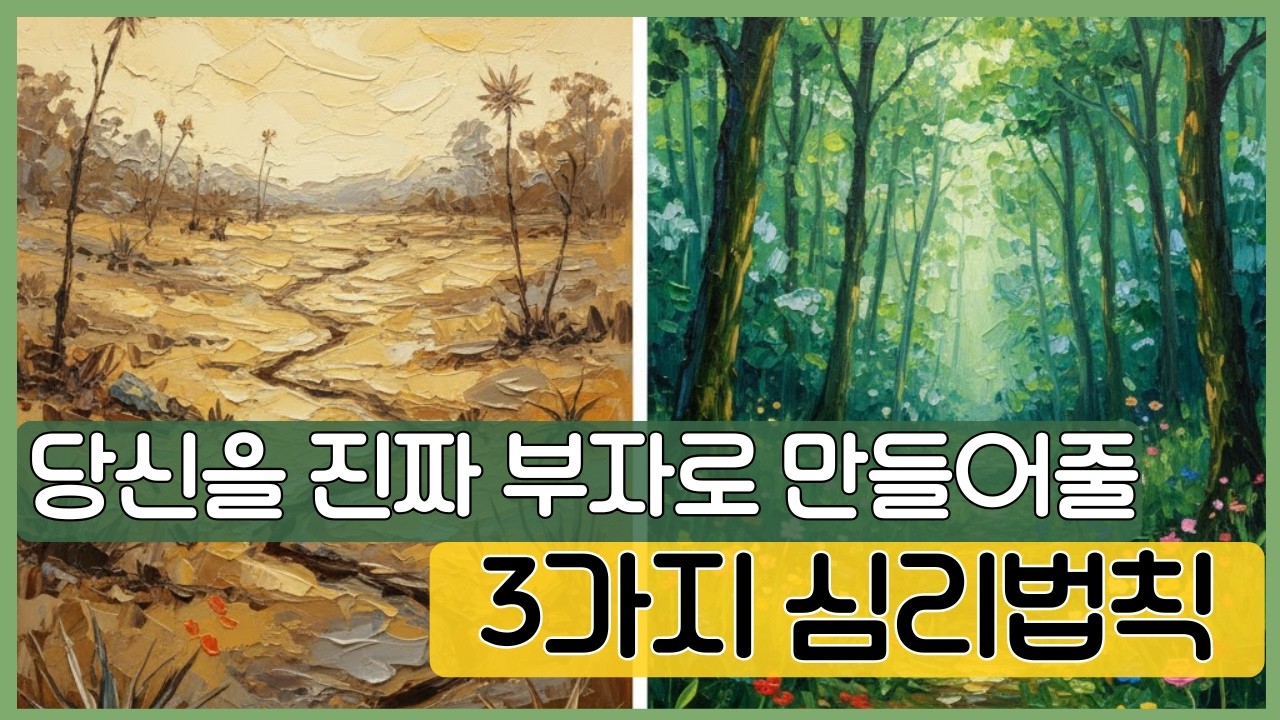 당신을 진짜 부자로 만들어주는 '결정적 3가지 심리법칙 #심리학 #자존감 #3040 #부자마인드