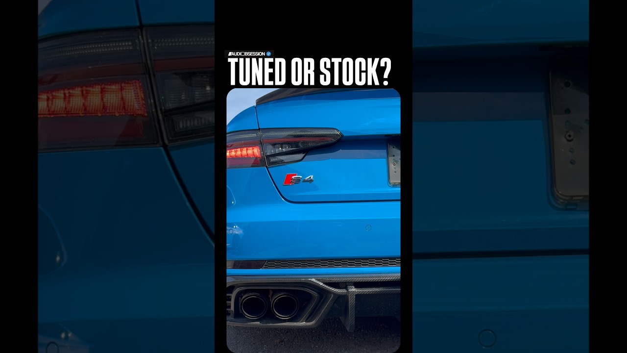 💙S4: Tuned or Stock? #audi #quattro #tuned #shorts