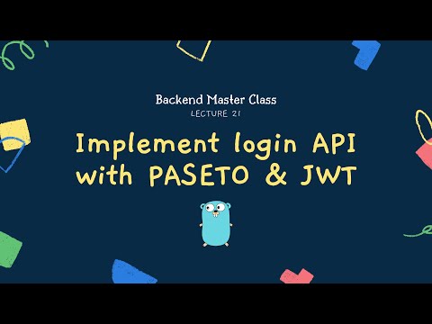 [Backend #21] Implement login user API that returns PASETO or JWT access token in Go