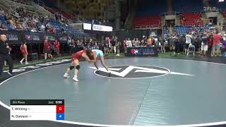 2023 16U U.S. Marine Corps Women’s Nationals: Taylor Whiting vs Nakayla Dawson: 106 Ibs 5th Place