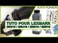 Recharge toner compatible pour Lexmark MS310, MS410, MS510 et MS610