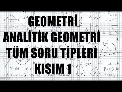 DGS - GEOMETRİ - Analitik Geometri Soru Çözümü 1.Kısım