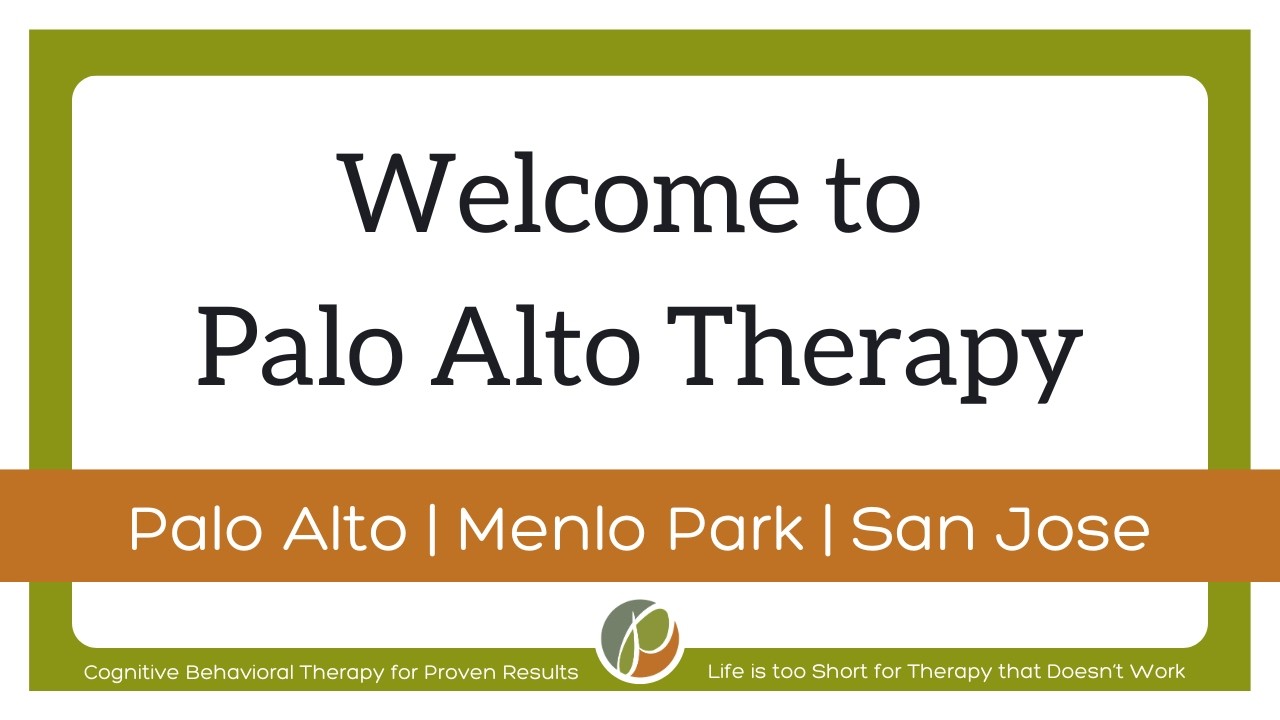 Palo Alto Therapy CBT Anxiety Therapist Near Me Video Online