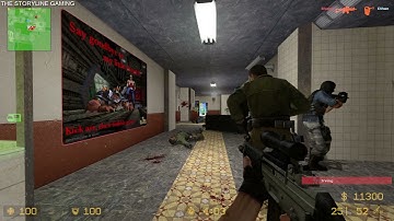 Counter Strike : Source - Fastline - Gameplay "Terrorist Forces" (with bots) No Commentary