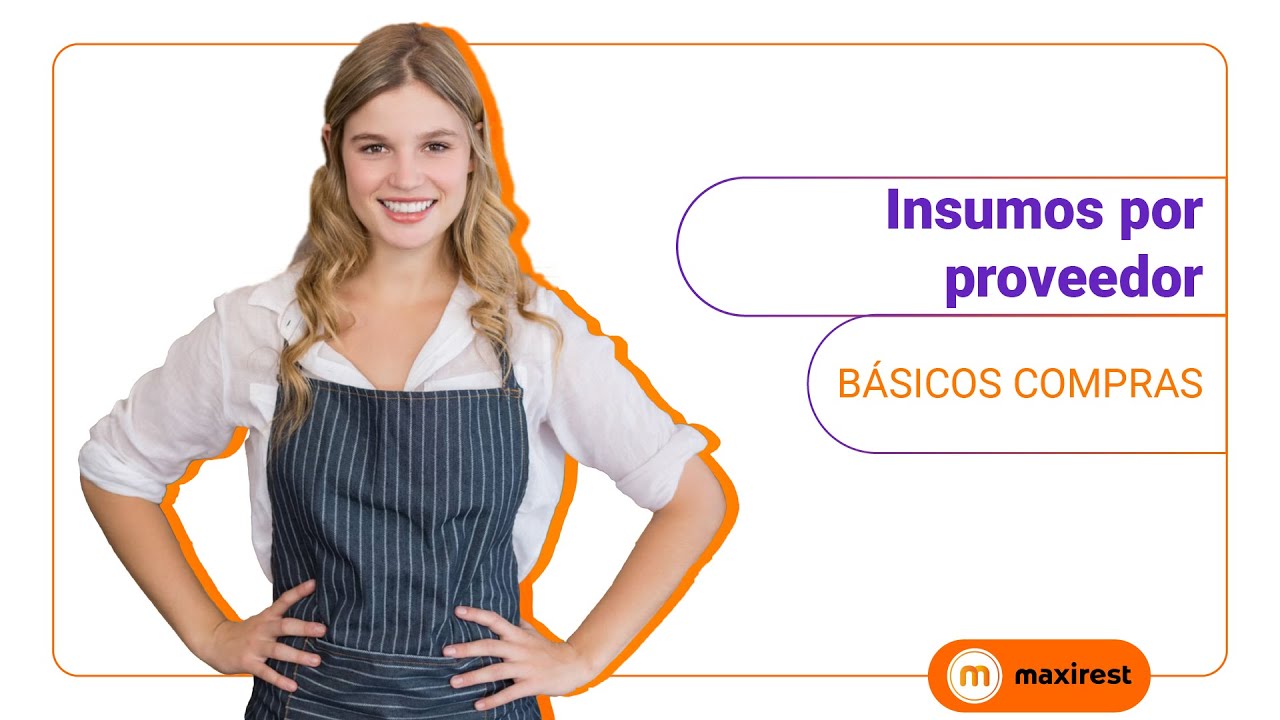 Básicos Compras - Insumos por proveedor - YouTube