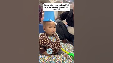 Khi bố cứ đòi nằng nặc đưa con đến khu vui chơi #baby #vuichoicungcon #embe