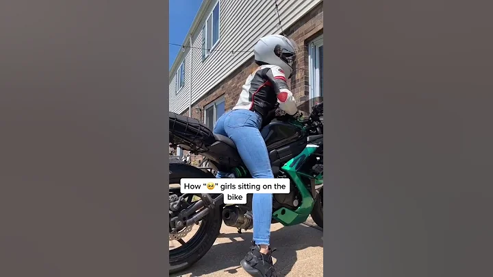 Tik Tok Motorcycle girl | Girls on Bikes | Girl Bike Ride Tik Tok | Girl Riding Bike | #Shorts