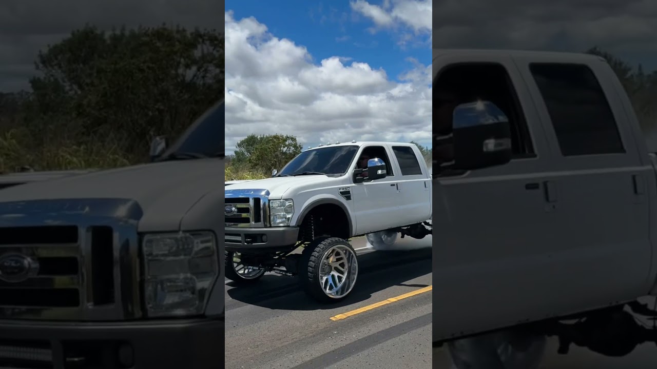 Ford Tough, Burn Out! Hawaii Finest Truck Cruise