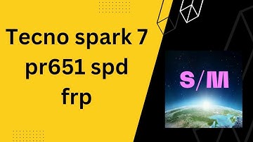 Tecno Spark 7 spd PR651 frp reset done by tfm tool