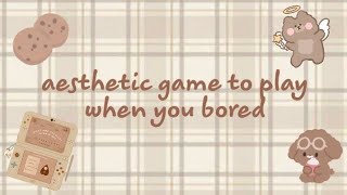 aesthetic games for you to play when you bored | Risha Aurora screenshot 3