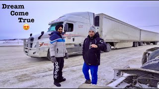 First Long Trip with Father 😍 on Canadian Truck | Father Son Trucking part-1