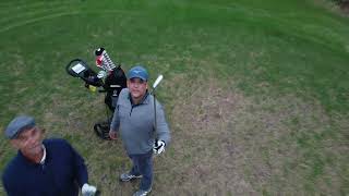 Kizer Golf Course Austin Texas. Recording of 3 players swing during a round