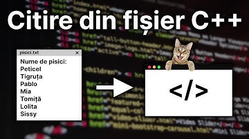 Cum să citești din fișier (fstream) — Programare C++ (5)