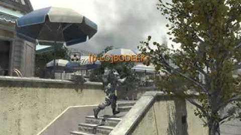 MW3 lucky throwing knife kill