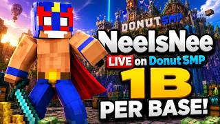 🔴1B PER BASE┃DONUTSMP LIVE┃ROAD TO 5000 SUBSCRIBERS┃