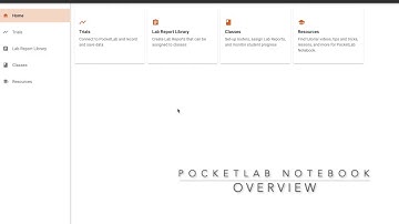 PocketLab Notebook Tutorial   Get Signed up