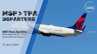[4K] 🛫 Mesmerizing B739 departs in style! DA1387 from MSP to TPA on 12-APR-2024