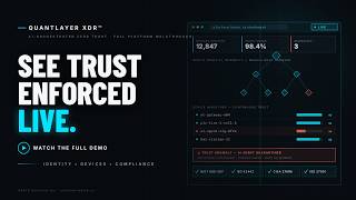 QuantLayer™ Platform Demo | AI-Orchestrated Zero Trust