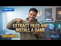 كيفية استخراج الملفات وتثبيت اللعبة 2025 Game Pc Full 