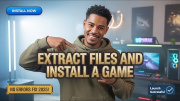 Bestanden uitpakken en een game installeren (2025 Game Pc Full)