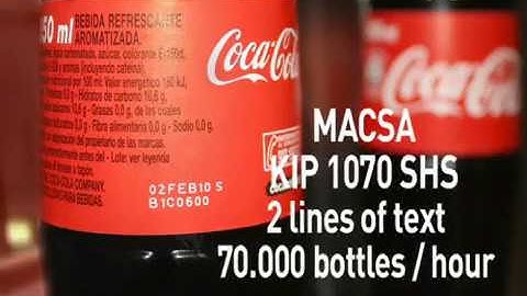 CO2 MACSA Laser High Speed KIP v2 Coca Cola