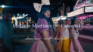Melanie Martinez - Carousel {𝑠𝑙𝑜𝑤𝑒𝑑 𝑑𝑜𝑤𝑛 + 𝑟𝑒𝑣𝑒𝑟𝑏 + 𝑏𝑎𝑠𝑠 𝑏𝑜𝑜𝑠𝑡𝑒𝑑} Resimi