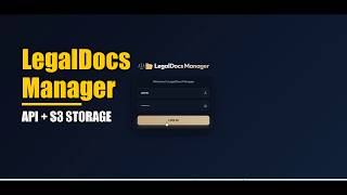 LegalDocs Manager - Sistema Legal Tech Completo (Django + S3 + Swagger)