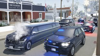 *NEW* Greenville Wisconsin President Motorcade Escort CRASHES Update Roblox Roleplay
