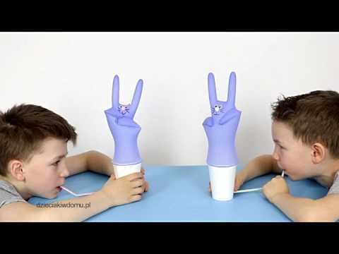 Zające i kwiatki - dmuchawka dla dzieci/ zabawka dla dzieci DIY/ DIY Bunny Blower for Kids