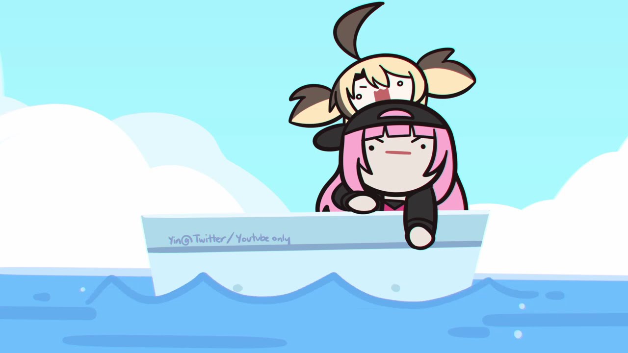 「HOLOLIVE ANIMATION」Mori and Gigi's I'm on a boat