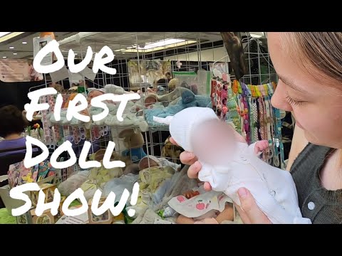 OUR FIRST DOLL SHOW + FIRST SILICONE! (Dolls of the World Expo 2023)