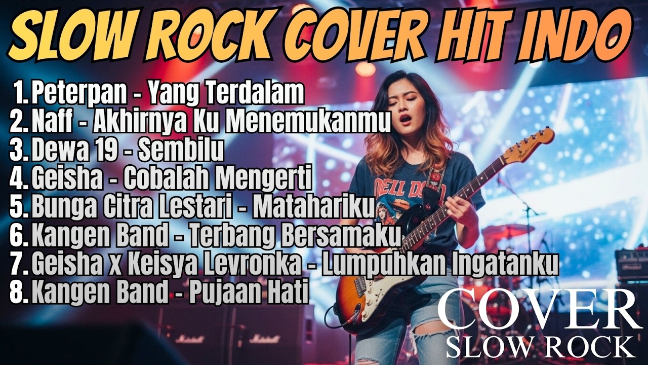 Tembang Kenangan Legendaris │ Lagu Lama Nostalgia Versi Rock Cover Terbaik Sepanjang Masa