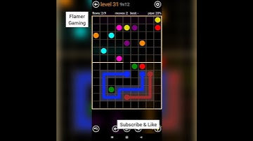 Flow Free || Hourglass Pack || 9x12 || Level 31 To 40 Gameplay