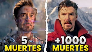 Los 10 Personajes Que Más Veces Han MUERTO en el Universo Cinematográfico de MARVEL