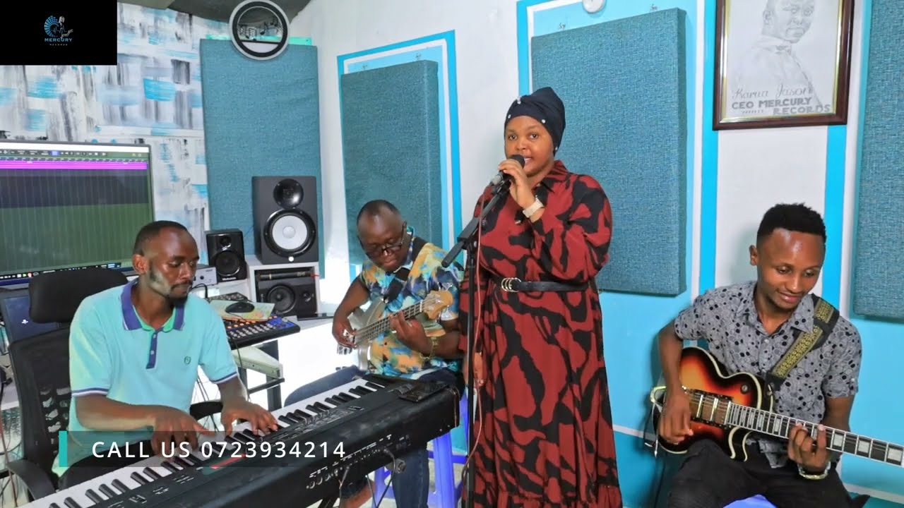 COOL SWAHILI  REGGEA  GOSPEL MASHUP  BY VICTORIA MWIHAKI FT THE BAND.
