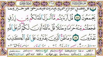 القرآن الكريم كتابة بدون صوت - سورة يونس - صفحة 215 للقراءة والحفظ