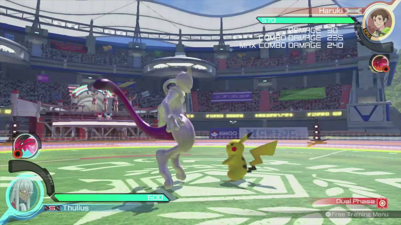 Pokken v1.3 Mewtwo - Damage vs Meter
