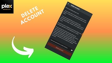 how to delete plex account