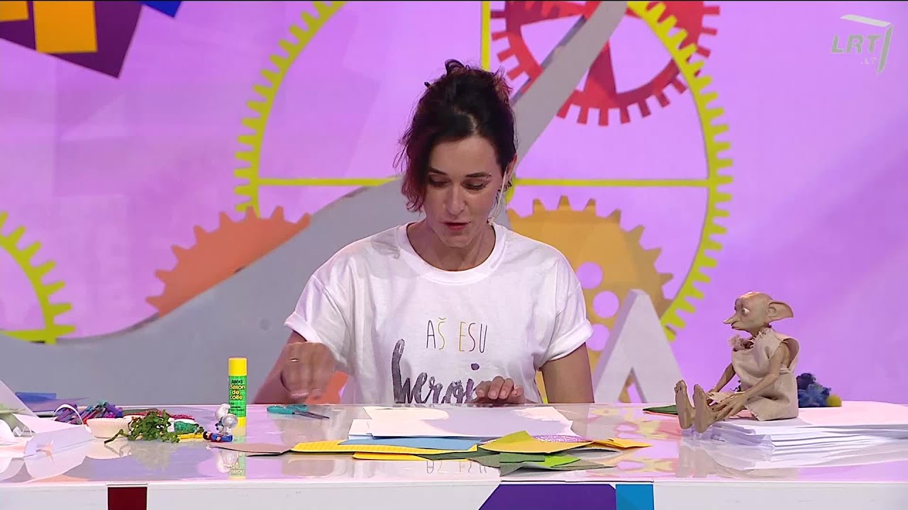 LRT pamokėlės. Neribotos popieriaus galimybės: gaminame žaidimų aikštelę