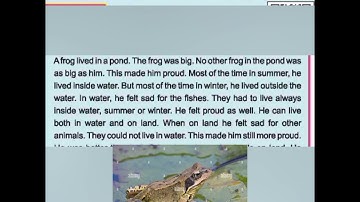 CLASS-5 /ENGLISH /THE FROG AND THE CROW (P-II )