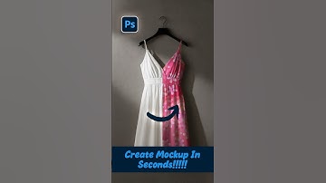 How to Create Realistic Clothing Mockups in Photoshop 👗✨ #ytshorts #photoshop #tutorial #adobephoto