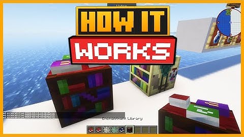 🟨 HOW ENCHANTMENT LIBRARY WORKS in the APOTHEOSIS MOD in MINECRAFT