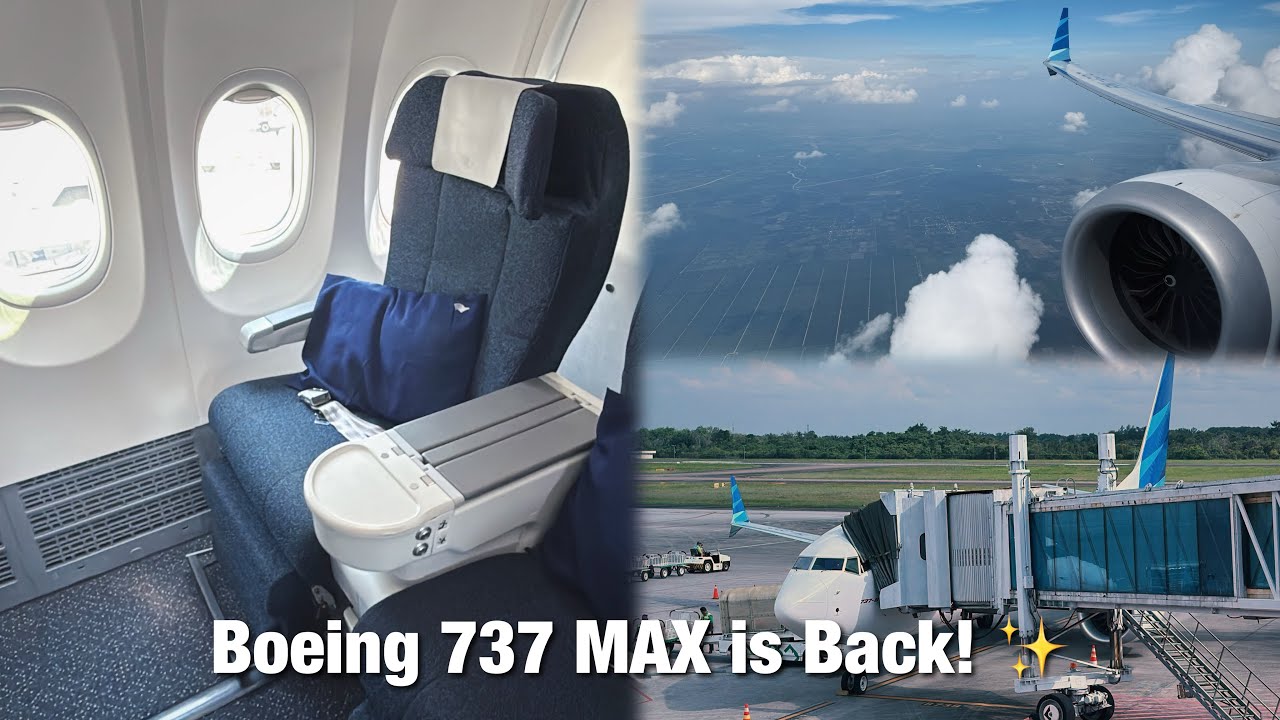 AKHIRNYA!! Pesawat Baru Garuda Indonesia | Boeing 737-8 MAX (CGK - PLM)