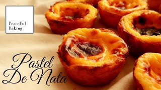 Pastel De Nata| Creamy Portuguese Custard Tart by Peaceful Baking 12,160 views 3 years ago 8 minutes, 45 seconds
