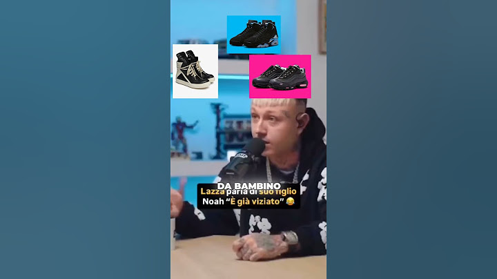 Il figlio di Lazza ha più drip di te a 3 anni 💸👶 #Lazza #youtubeshorts #VitaDaRapper #Sneakers #fyp