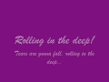 Haley Reinhart- Rolling in the Deep Lyrics