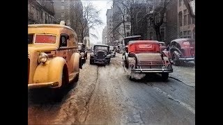 Montréal dans les années 1940 - photos colorisées