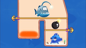 Fish Pin - Puzzle Game All Levels Gameplay For Android, IOS Mobile Part: 27