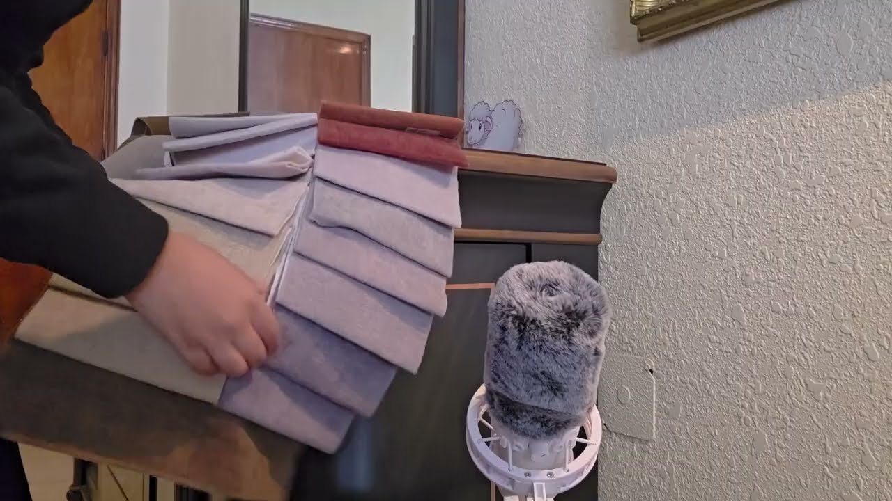 ASMR | اختَر قماشك معي | Fabrics to Melt Your Stress