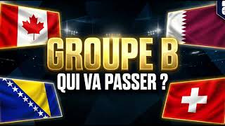 GROUPE B COUPE DU MONDE 2026 : Mon Pronostic Complet !